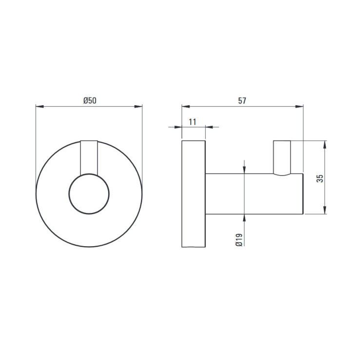 Haczyk pojedynczy, Deante Jasmin, chrom