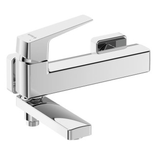 Bateria wannowa, Deante Tubo, chrom