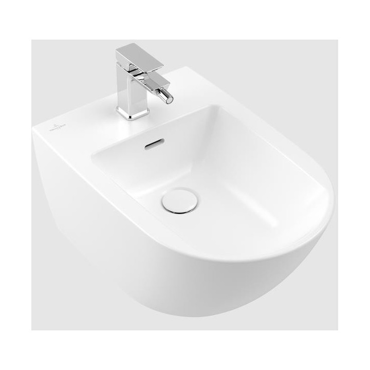 Miska podwieszana WC Villeroy&Boch Antao, 56x37 cm, bez kołnierza Weiss Alpin Ceramic Plus - biała