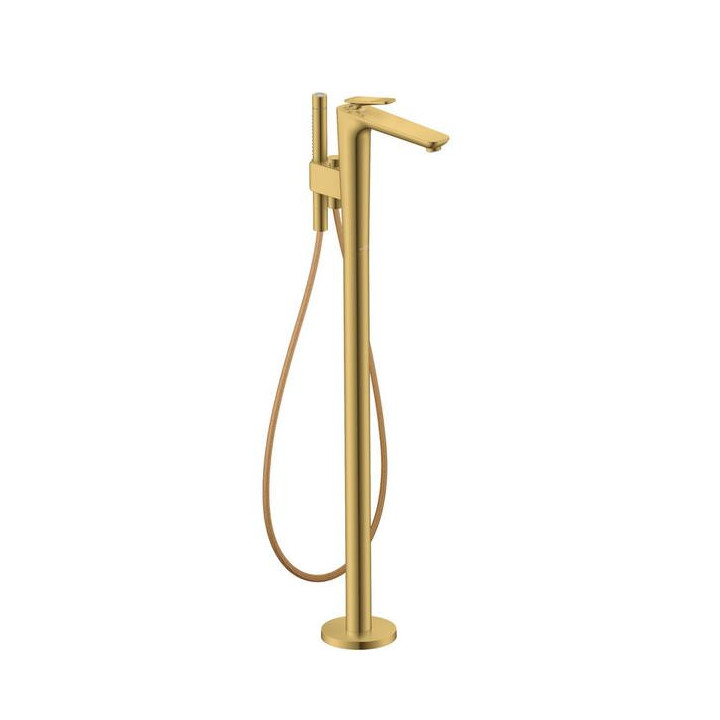 Bateria wannowa wolnostojąca Axor Citterio, montaż w podłodze