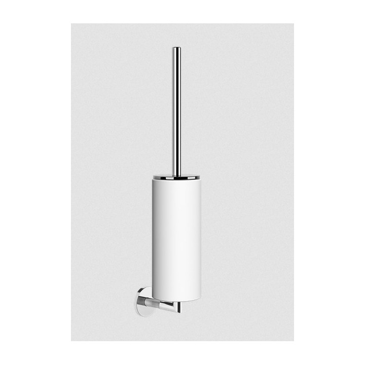 Szczotka wc Gessi Ingranaggio, ścienna, z czarną ceramiką - Black Metal Brushed PVD