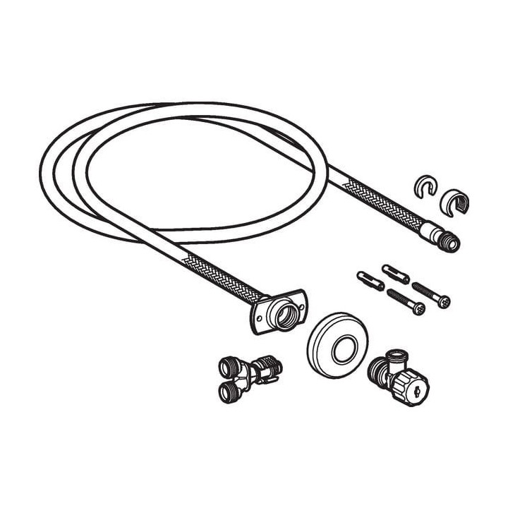 Zestaw przyłączeniowy Geberit AquaClean do spłuczek podtynkowych UP200 H98