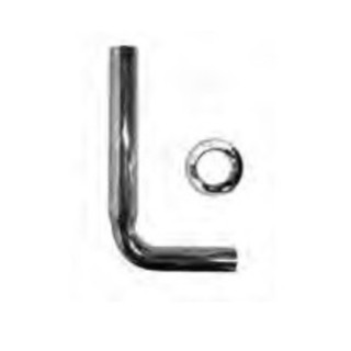 Rura do spłuczki Kerasan Retro, krótka, chrom