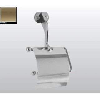 Półka szklana Kerasan Waldorf wisząca 60 cm - bronzo