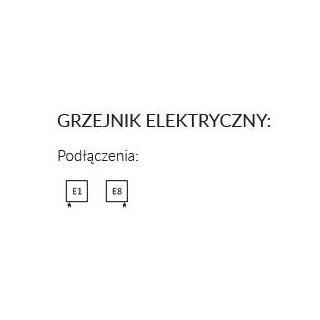 Grzejnik Terma Pola One 78x50 cm - biały/ kolor- sanitbuy.pl