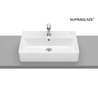 Roca Gap SQUARE - Umywalka nablatowa prostokątna