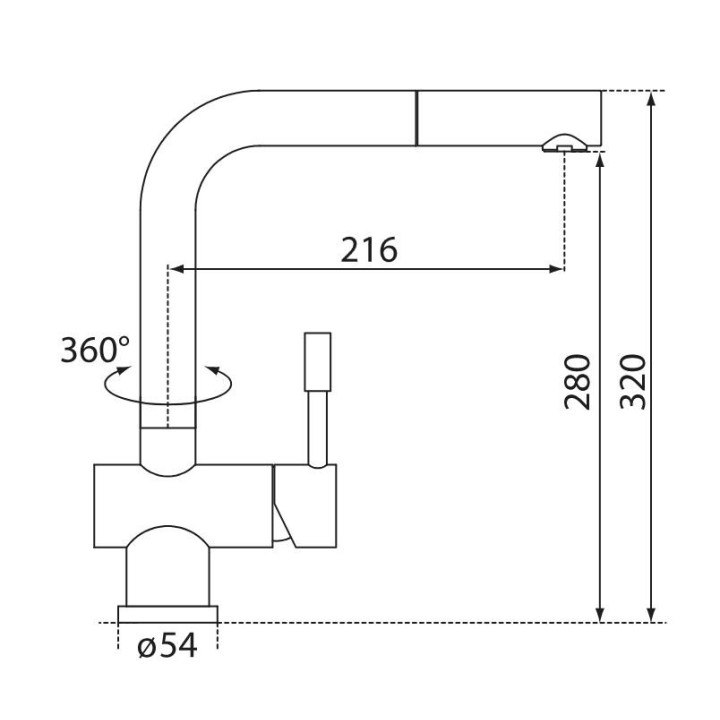 Bateria kuchenna Bergen Inox, czarny mat