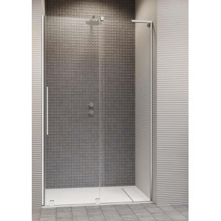 Drzwi prysznicowe Radaway Furo SL Brushed Copper DWJ 120cm, wersja lewa, szkło przejrzyste, profil miedź szczotkowana