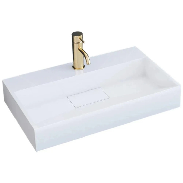 Umywalka REA Demi Slim, nablatowa 51x39x13,5 cm