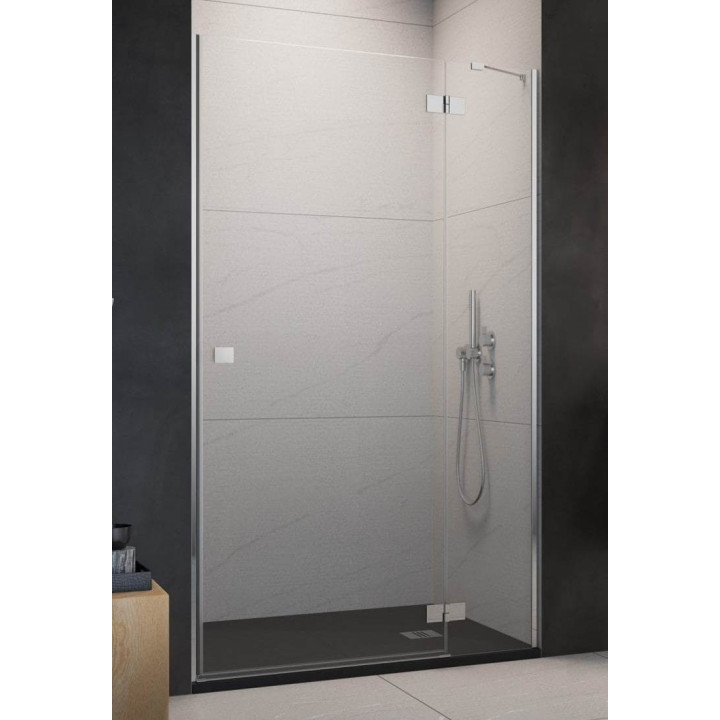 Drzwi kabiny prysznicowej Radaway Essenza 8 KDJ 80, lewe, 800x2000mmm, szkło przejrzyste, chrom