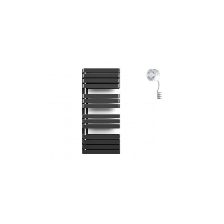 Grzejnik elektryczny Terma Warp S 111x50 cm z grzałką MOA Bluetoth - kolor RAL i kolory specjalne