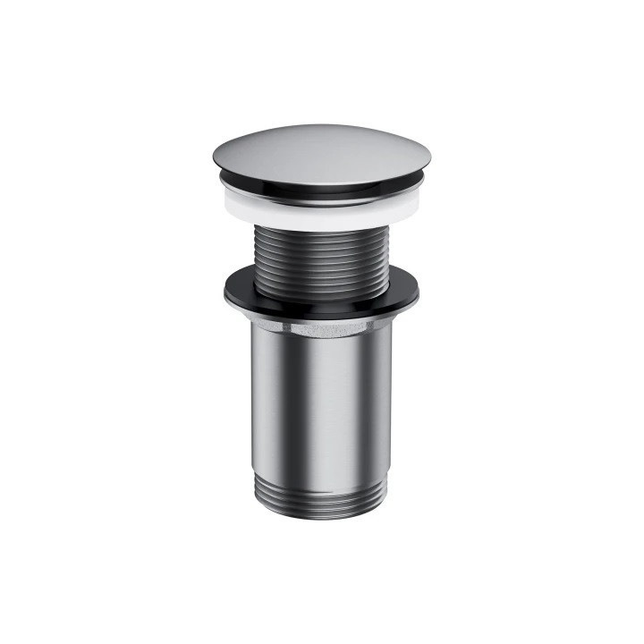 Korek umywalkowy Omnires, klik-klak, metalowy, złoty