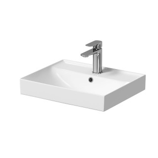 Bidet zawieszany owalny z ukrytym montażem Cersanit Larga, biały mat