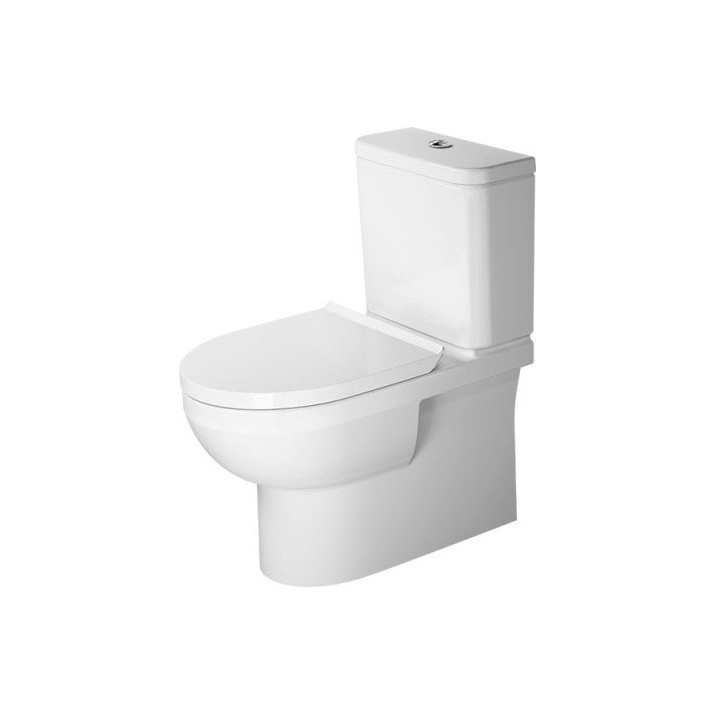 Miska toaletowa wisząca Compact Duravit Rimless DuraStyle - biała z powłoką WonderGliss