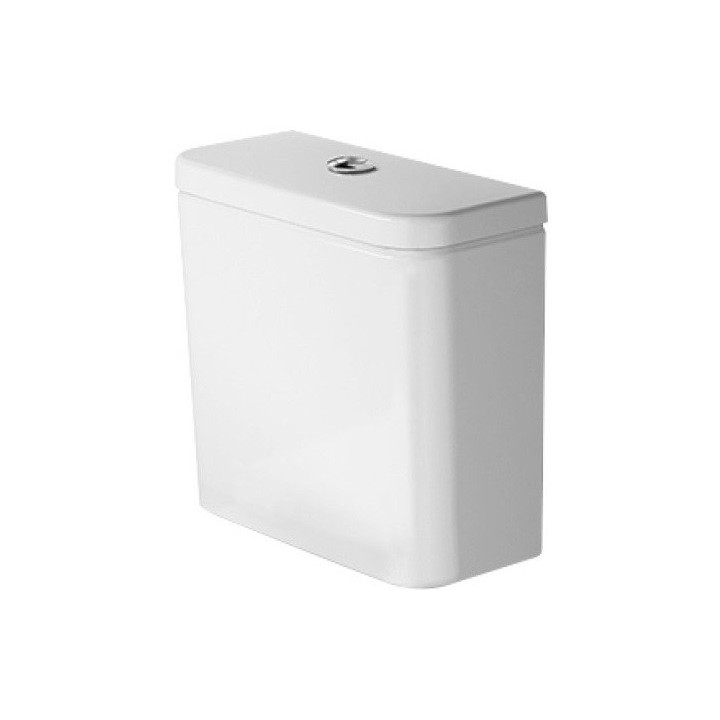 Spłuczka WC Duravit Durastyle Basic kompaktowa 39x17 cm 6/3 l Dual Flush doprowadzenie prawe lub lewe biała