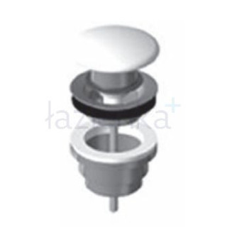  Korek Laufen typu klik-klak z ceramiczną osłoną odpływu wykonaną z materiału SaphirKeramik - czarny połysk