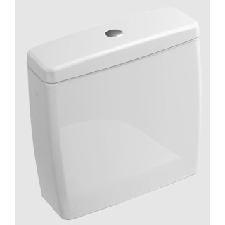 Spłuczka do kompaktu WC Villeroy & Boch O.novo, dopływ z boku lub z tyłu, Weiss Alpin