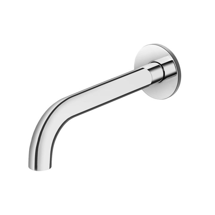 Wylewka ścienna Giulini G. 15cm czarny mat