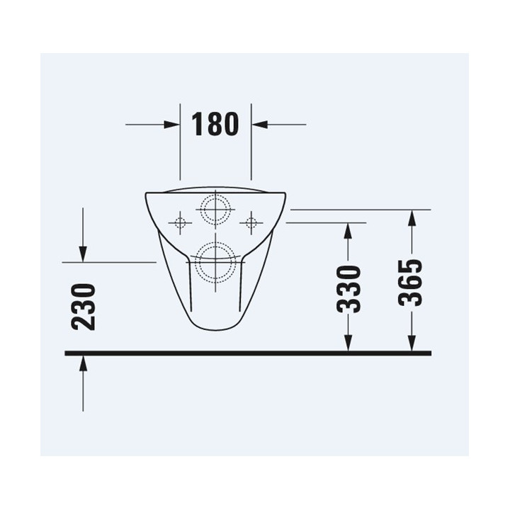 Miska toaletowa wisząca Duravit D-code, 355x545 mm, Biały Alpin- sanitbuy.pl