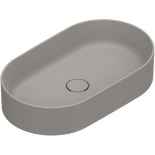 Umywalka nablatowa Catalano Alvena, 80x40cm, bez przelewu, bez otworu na baterie - tortora satin