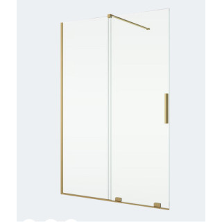 Ścianka walk-in Sanswiss Easy STR4P, 90x200cm, uniwersalna, szkło przejrzyste, profil czarny