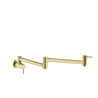 Bateria kuchenna Blue Water Corsa podokienna, z wyciąganą wylewką - inox czarna stal