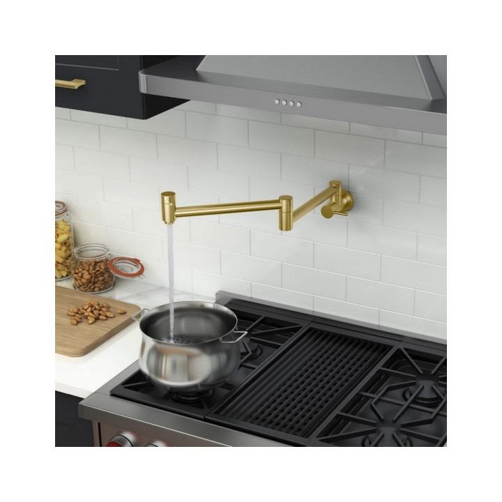 Bateria kuchenna Blue Water Corsa podokienna, z wyciąganą wylewką - inox czarna stal