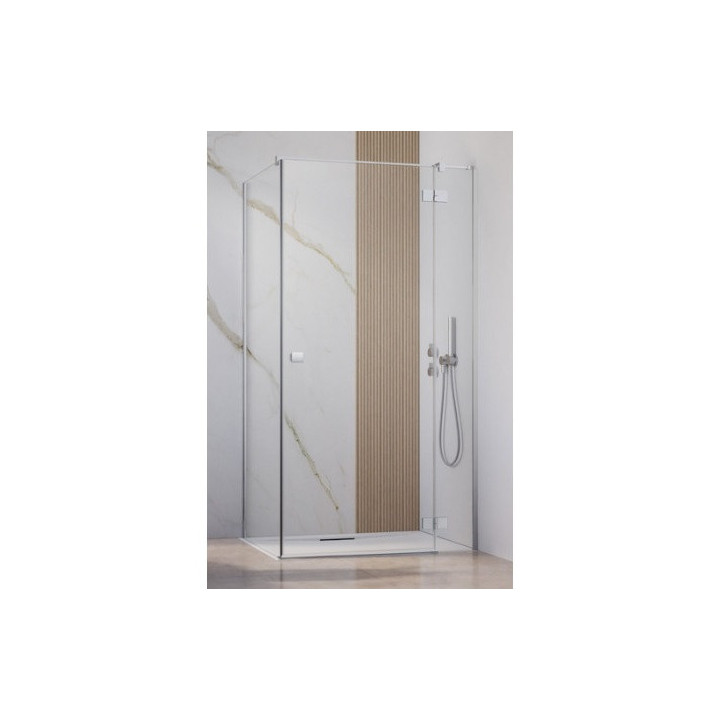 Drzwi kabiny prysznicowej Radaway Essenza 8 KDJ 80, lewe, 800x2000mmm, szkło przejrzyste, chrom