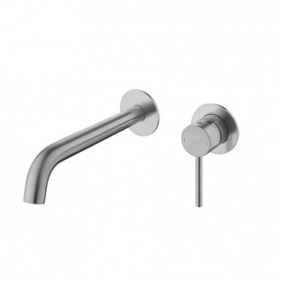 Bateria umywalkowa Blue Water Boston Jednouchwytowa, z korkiem klik-klak - nikiel