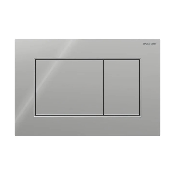 Przycisk uruchamiający Geberit Sigma01 do spłukiwania dwudzielnego, prostokątny - biały