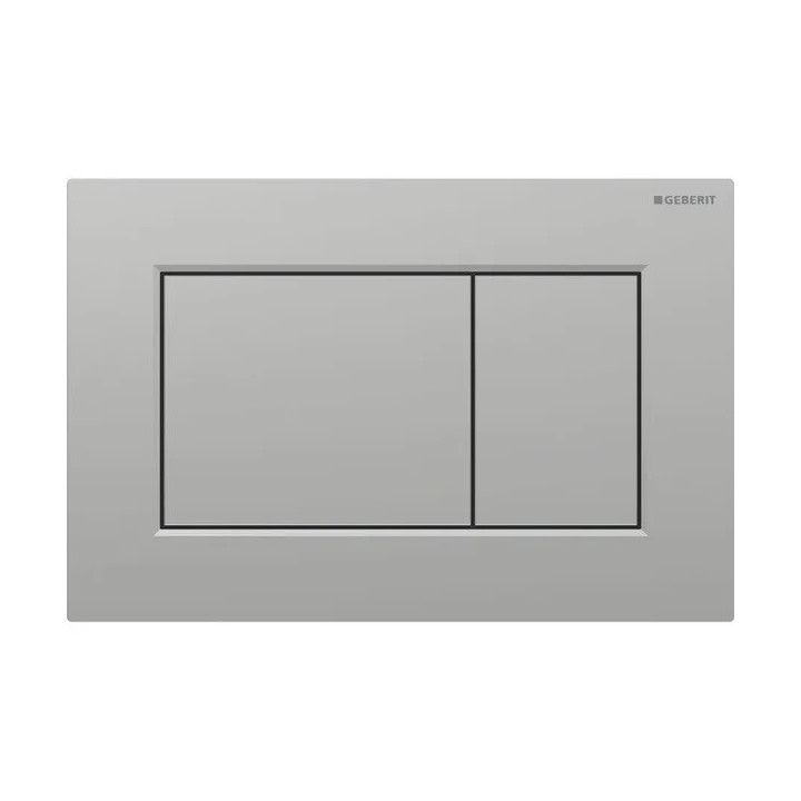 Przycisk uruchamiający Geberit Sigma01 do spłukiwania dwudzielnego, prostokątny - chrom błyszczący
