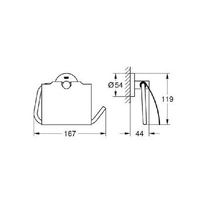 Bateria wannowa Grohe Essence, natynkowa, jednouchwytowa - phantom black