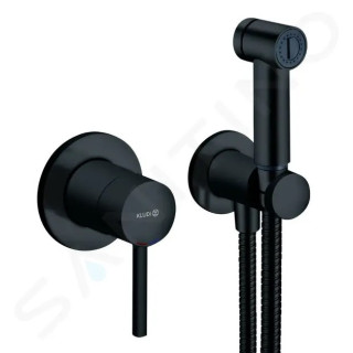 Zestaw higieniczny - komplet Kludi BOZZ, czarny mat