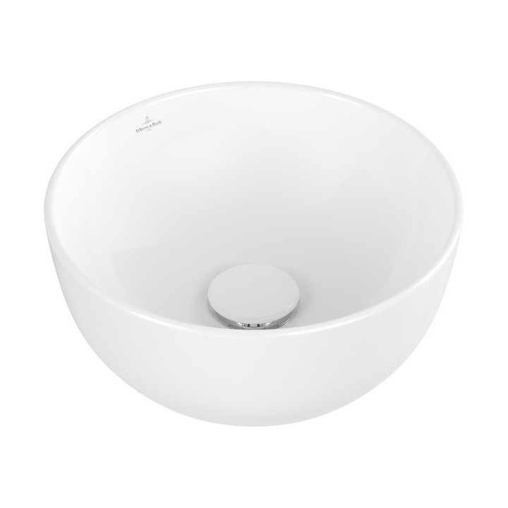 Umywalka Villeroy&Boch Artis stawiana na blacie, śr. 43 cm, Weiss Alpin