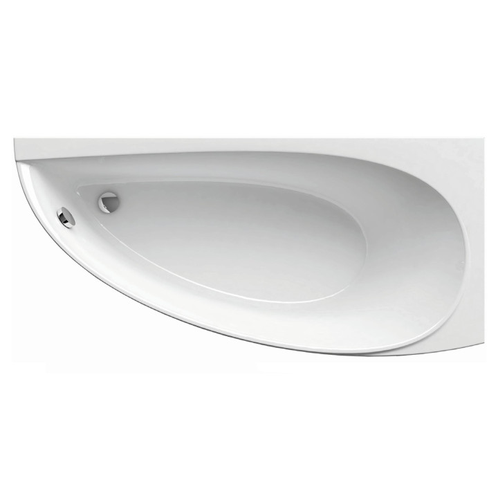 Wanna Ravak Avocado niesymetryczna lewa 160x75 cm