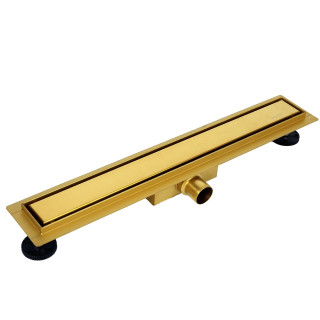 Odpływ liniowy podłogowy Balneo Slim & Low ProLine Copper 70 cm - miedziany