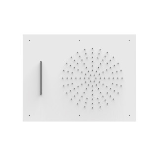 Deszczownica Tres podtynkowa 50x50 cm, sufitowa - biały mat