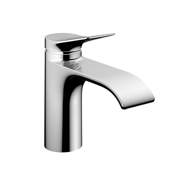 Bateria umywalkowa Hansgrohe Vivenis, stojąca, jednouchwytowa, wysokość 139mm, komplet odpływowy, chrom