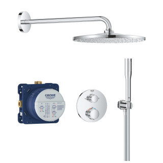 Zestaw prysznicowy Grohe Rainshower Cosmopolitan 210, podtynkowy, bateria termostatyczna, chrom