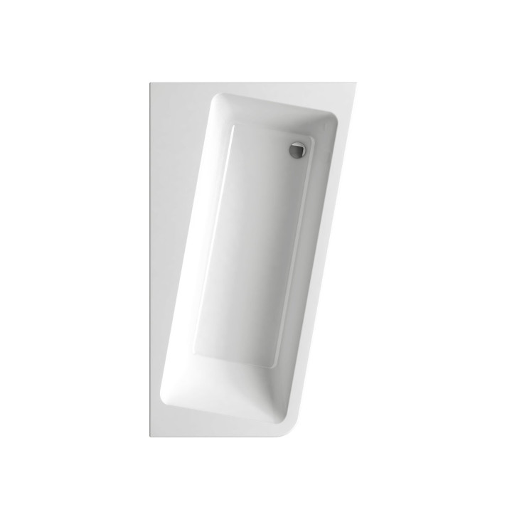 Ravak 10° wanna asymetryczna 160x95 cm lewa biała 