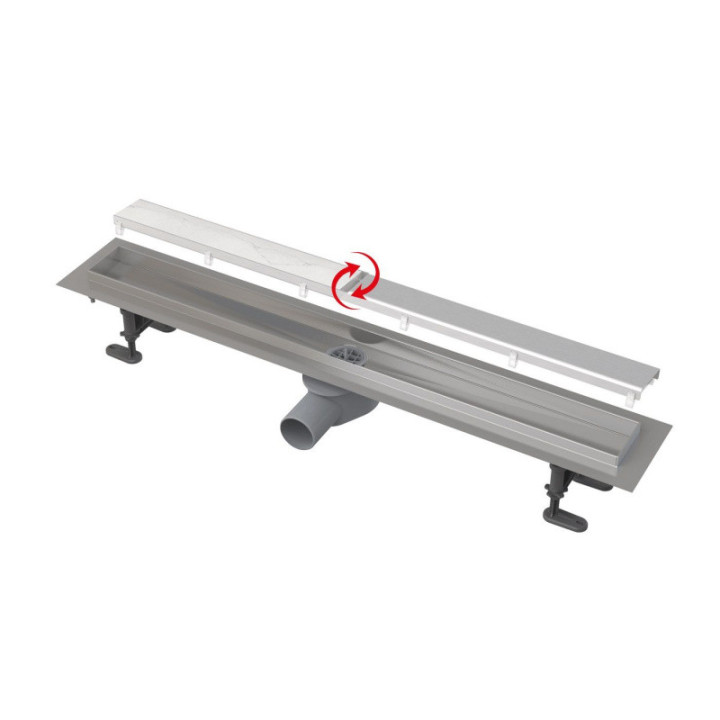 System odpływowy do zabudowy w ścianie Alcaplast Eden 1050 stal nierdzewna