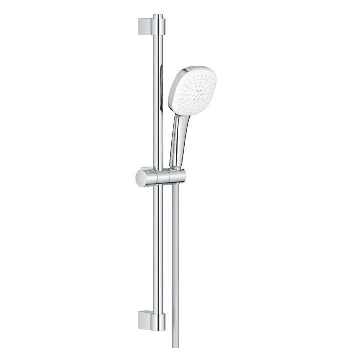 Zestaw prysznicowy Grohe Tempesta Cube 110, słuchawka 2-funkcyjna z wężem 175cm i drążkiem 60cm - chrom