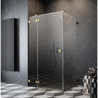 Drzwi kabiny prysznicowej Radaway Essenza 8 KDJ 100, lewe, 1000x2000mmm, szkło przejrzyste, złoto szczotkowane