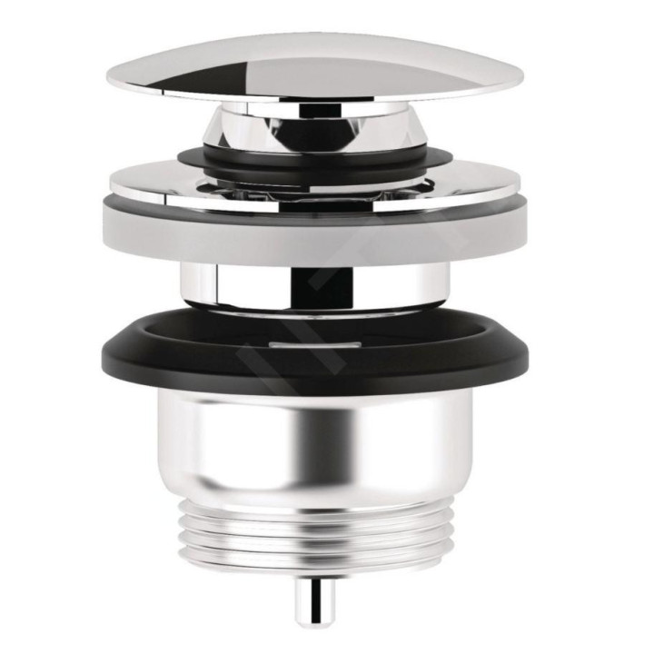 Korek/ Zamykany zawór spustowy G 1 1/4 Kludi, czarny mat