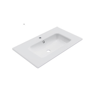 Umywalka nablatowa Excellent Rima 2.0, 60x40cm, bez przelewu, otwór na baterię, śnieżnobiały