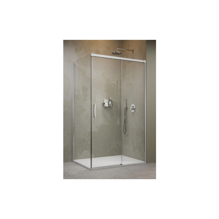 Drzwi kabiny prysznicowej Radaway Idea 8 KDJ 110, lewe, 1000x2000mmm, szkło przejrzyste, chrom