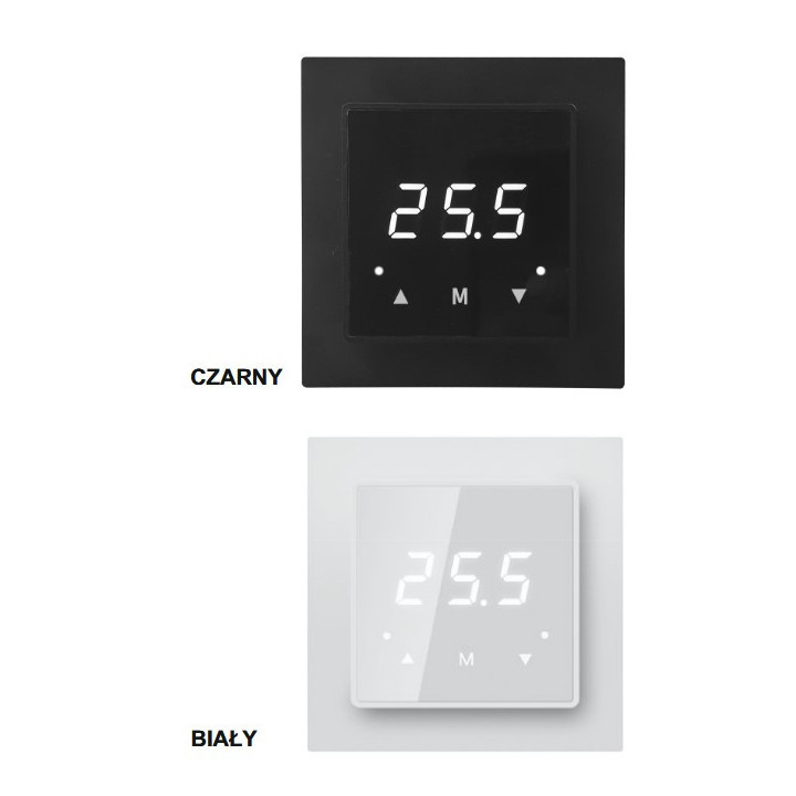 Zestaw ogrzewania podłogowego Thermoval, mata 2,5 m2 TV TO 50 170 W/m2, zasilana jednostronnie, regulator TVT 40 WiFi