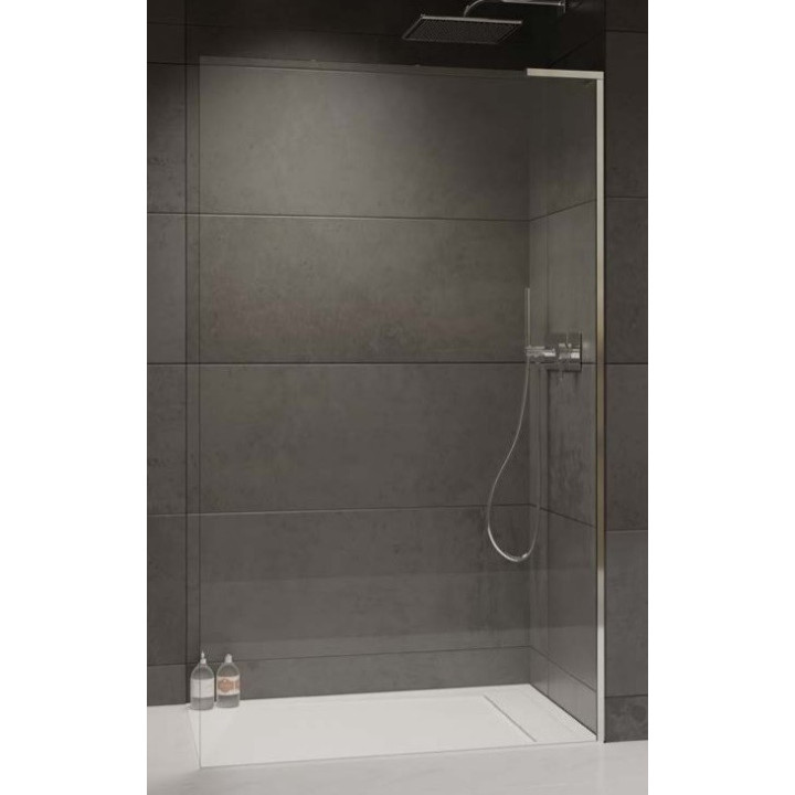 Parawan nawannowy Radaway Modo SL Black PNJ II 70 prawy, szkło przejrzyste, profil czarny