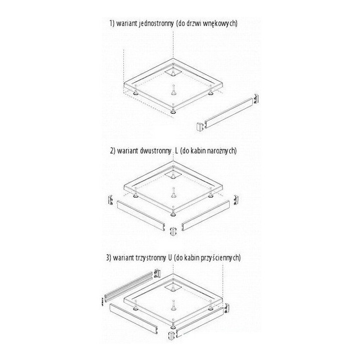 PYTAJ O RABAT ! Brodzik akrylowy Radaway Argos D do obudowy 120x80 cm