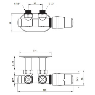 Dozownik płynu Deante Aster do mycia naczyń - titanium